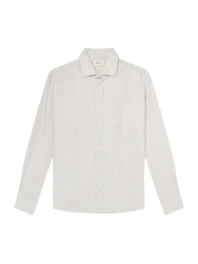 Hartford Paul Striped Linen Shirt