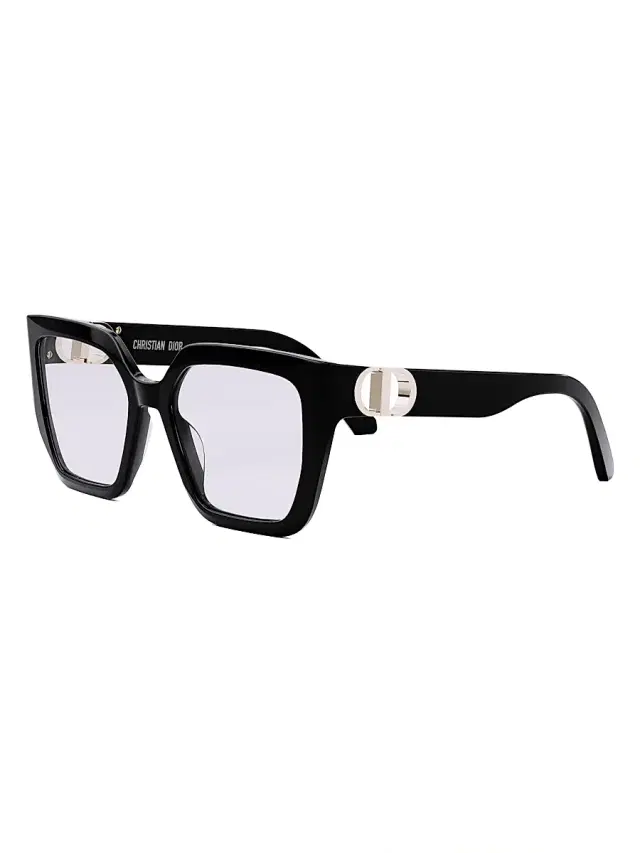 Dior Women's 30Montaigneo S1I 54MM Square Optical Glasses - Black Lavender