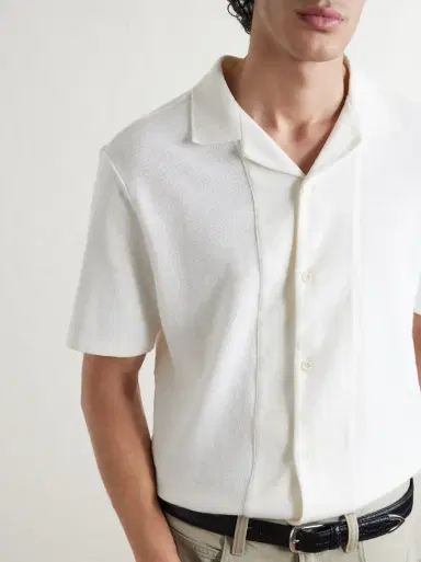 MR P. Camp-Collar Linen and Organic Cotton-Blend Shirt | Thumbnail 5 MR P. Camp-Collar Linen and Organic Cotton-Blend Shirt | Thumbnail 5