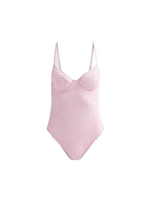 Women's Suni Textured One-Piece Swimsuit - Daisy Multi