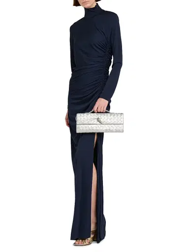 Bottega Veneta Women's Draped Crêpe Jersey Gown | Thumbnail 2