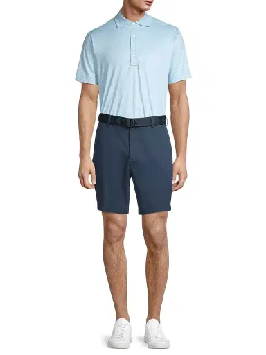 Peter Millar Men's Crown Pilot Twill Shorts - Washed Navy - Size 40 | Thumbnail 2