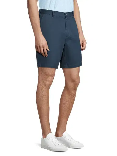 Peter Millar Men's Crown Pilot Twill Shorts - Washed Navy - Size 40 | Thumbnail 4