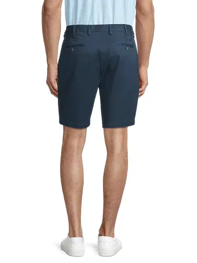 Peter Millar Men's Crown Pilot Twill Shorts - Washed Navy - Size 40 | Thumbnail 5