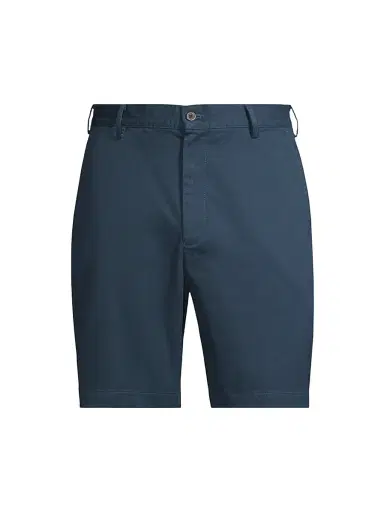 Peter Millar Men's Crown Pilot Twill Shorts - Washed Navy - Size 40 | Thumbnail 1