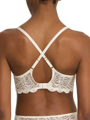 Natori Women's Persuasion Lace Convertible Plunge T Shirt Bra - Ivory - Size 38C | Thumbnail 4