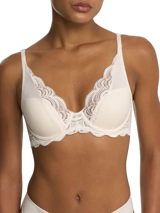 Women's Persuasion Lace Convertible Plunge T Shirt Bra - Ivory - Size 38C Women's Persuasion Lace Convertible Plunge T Shirt Bra - Ivory - Size 38C