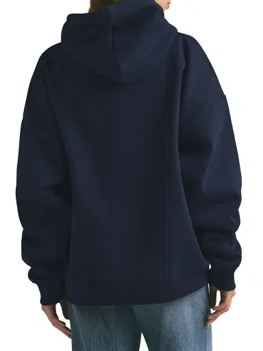 Favorite Daughter Women's The Collegiate Logo Hoodie - Navy - Size XS | Thumbnail 6