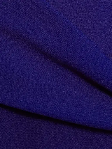 Badgley Mischka Women's Stretch-Crepe Trumpet Gown - Blueberry | Thumbnail 7 Badgley Mischka Women's Stretch-Crepe Trumpet Gown - Blueberry | Thumbnail 7