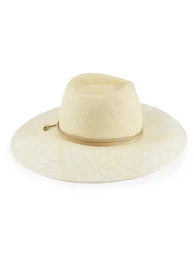 rag & bone Women's Maya Straw Fedora | Thumbnail 2 rag & bone Women's Maya Straw Fedora | Thumbnail 2