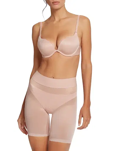 Wolford Women's Sheer Touch Control Shorts - Rosepowder | Thumbnail 2