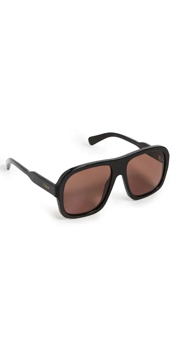 Oversized Aviator Sunglasses Havana-Havana-Brown One Size