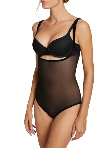 Wolford Women's Formfitting Sheer Tulle Bodysuit | Thumbnail 2 Wolford Women's Formfitting Sheer Tulle Bodysuit | Thumbnail 2