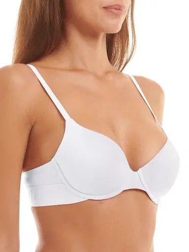 Wolford Women's Beauty Cotton Demi Underwire Bra - Pearl - Size 38C | Thumbnail 5 Wolford Women's Beauty Cotton Demi Underwire Bra - Pearl - Size 38C | Thumbnail 5