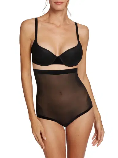 Wolford Women's High-Waisted Control Briefs - Black - Size 12 | Thumbnail 2