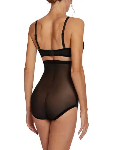Wolford Women's High-Waisted Control Briefs - Black - Size 12 | Thumbnail 3