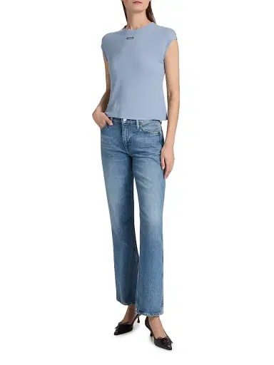 Re/done Women's 90s Medium Vain Mid-Rise Loose Jeans - Medium Vain | Thumbnail 2 Re/done Women's 90s Medium Vain Mid-Rise Loose Jeans - Medium Vain | Thumbnail 2
