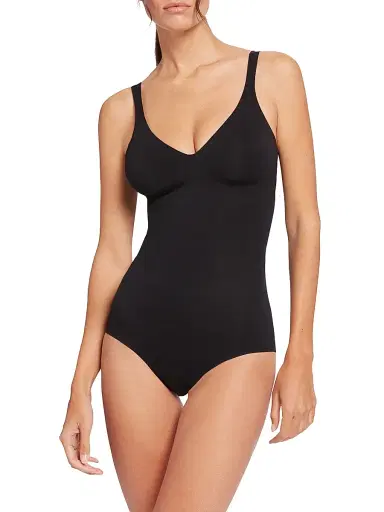 Wolford Women's Sleeveless Formfitting 3W Bodysuit - Black - Size 12 | Thumbnail 2