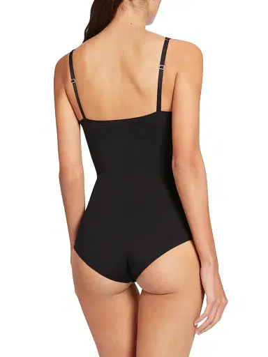 Wolford Women's Sleeveless Formfitting 3W Bodysuit - Black - Size 12 | Thumbnail 3