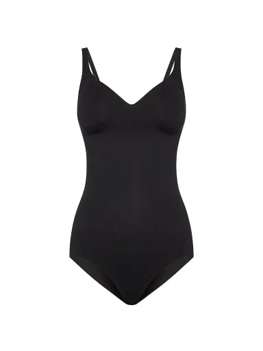 Wolford Women's Sleeveless Formfitting 3W Bodysuit - Black - Size 12 | Thumbnail 1