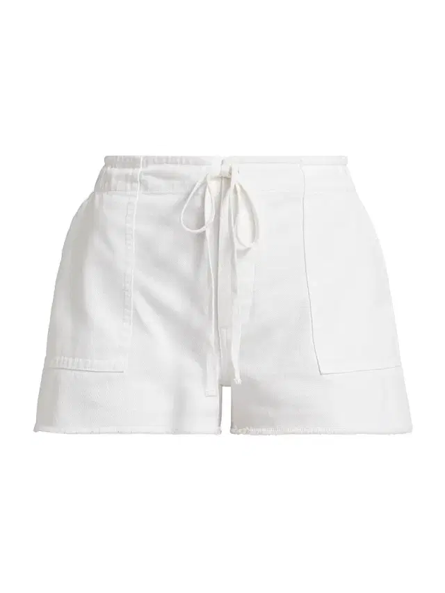 Re/done Women's Beach Cotton Drawstring Shorts - Vintage White