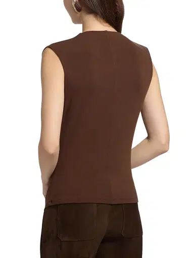 Vince Women's Draped Cowlneck Sleeveless Top | Thumbnail 5