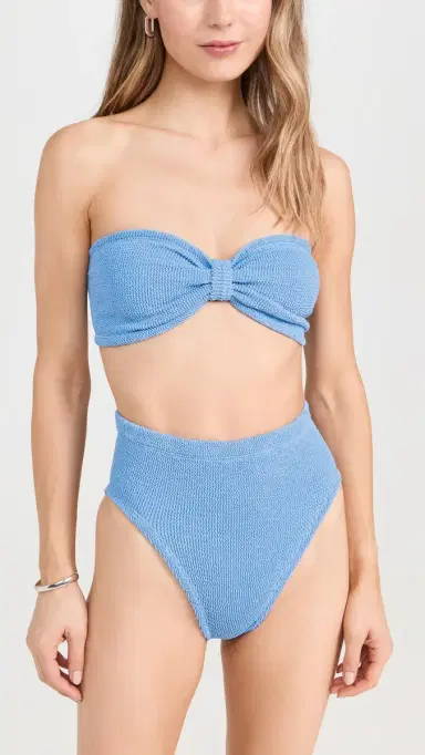 Hunza G Ruby Bikini Set Cornflower One Size | Thumbnail 2