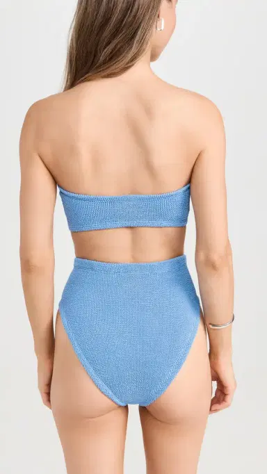 Hunza G Ruby Bikini Set Cornflower One Size | Thumbnail 3