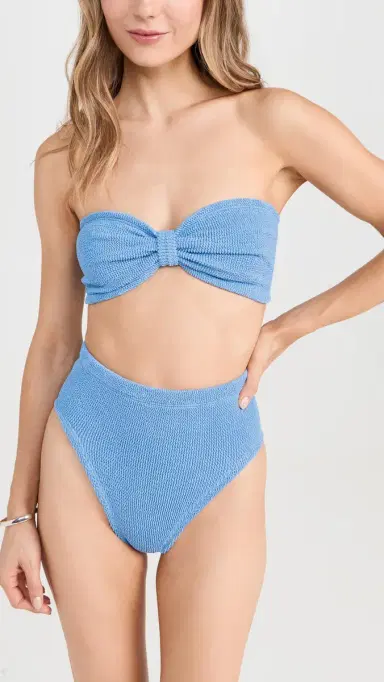 Hunza G Ruby Bikini Set Cornflower One Size | Thumbnail 5