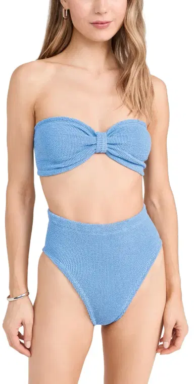 Hunza G Ruby Bikini Set Cornflower One Size | Thumbnail 1
