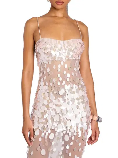 Retrofête Women's Mischa Sequined Sheath Cocktail Dress - Pink - Size Large | Thumbnail 6 Retrofête Women's Mischa Sequined Sheath Cocktail Dress - Pink - Size Large | Thumbnail 6