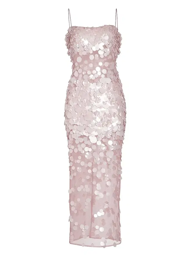 Retrofête Women's Mischa Sequined Sheath Cocktail Dress - Pink