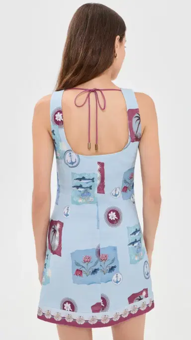 Kivari Sintra Mini Dress Blue 8 | Thumbnail 3