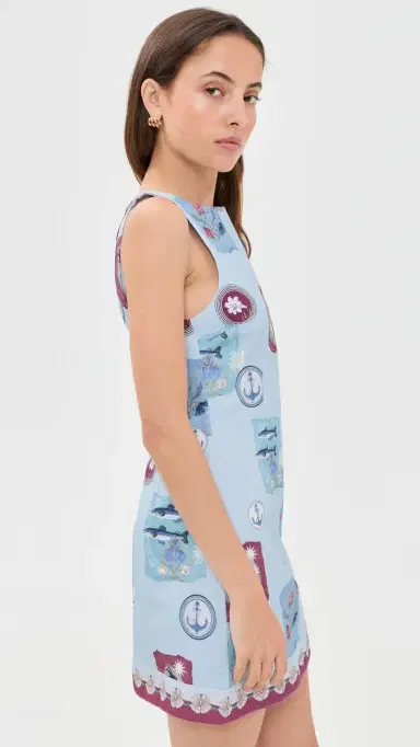 Kivari Sintra Mini Dress Blue 8 | Thumbnail 4