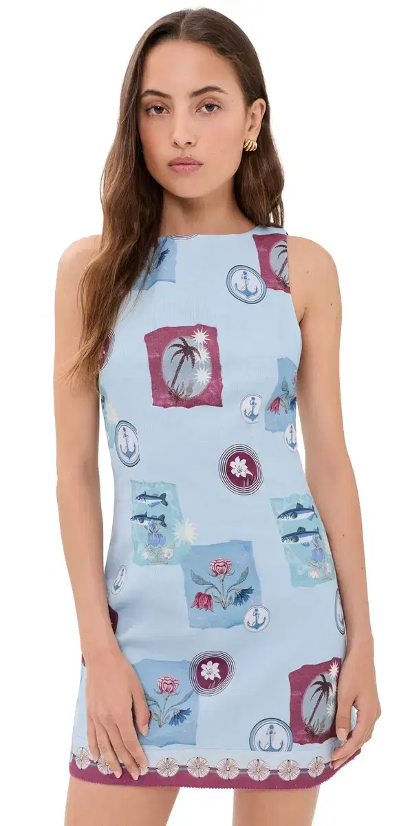 Kivari Sintra Mini Dress Blue