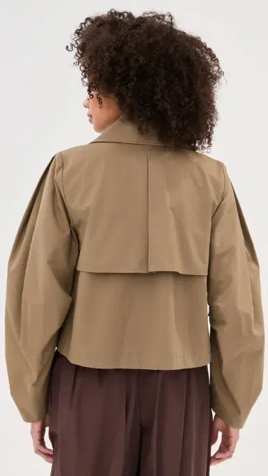 LE BOP Hardy Cropped Trench Coat Hazelnut L | Thumbnail 3