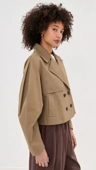 LE BOP Hardy Cropped Trench Coat Hazelnut L | Thumbnail 4
