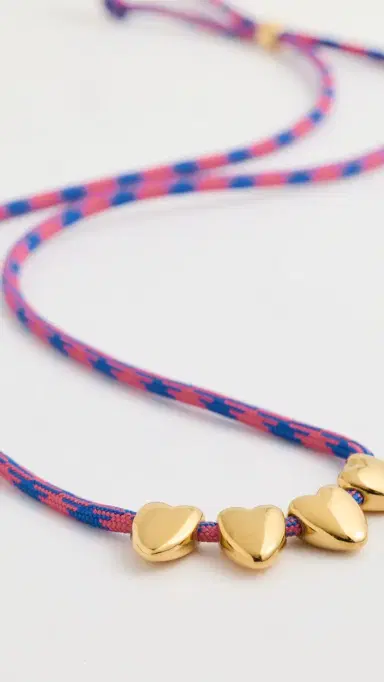 Logan Tay Gold Heart Paracord Necklace | Thumbnail 4 Logan Tay Gold Heart Paracord Necklace | Thumbnail 4