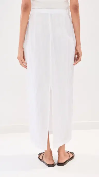 LE BOP Vanessa Linen Maxi Skirt White | Thumbnail 4