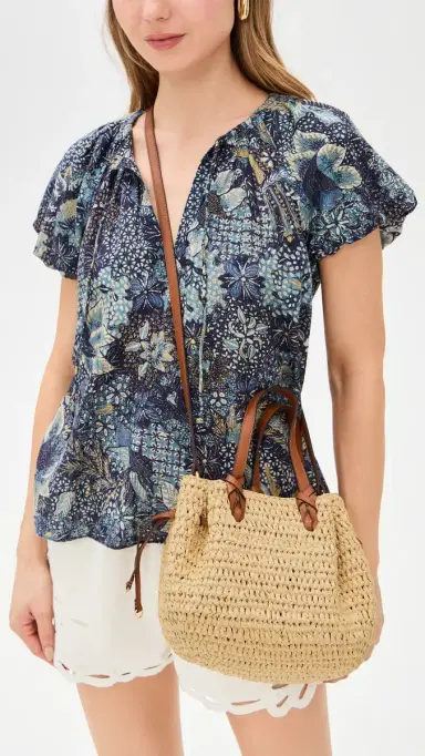 Ulla Johnson Gio Raffia Crossbody Bag | Thumbnail 3