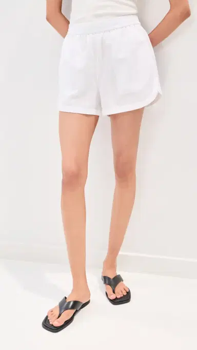 LE BOP Estelle Linen Shorts White | Thumbnail 2