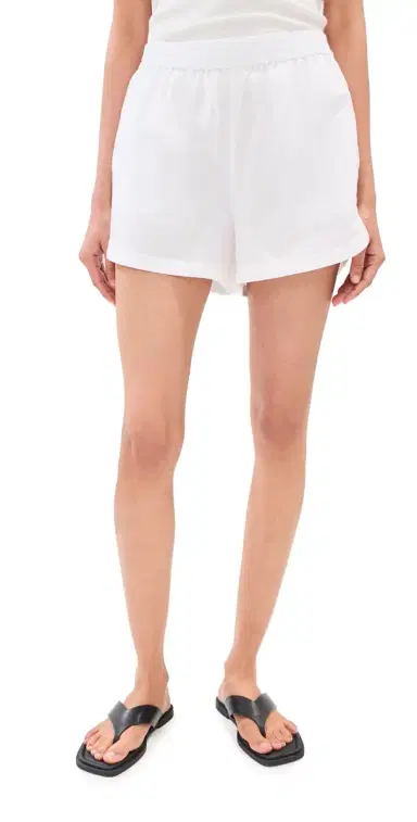 LE BOP Estelle Linen Shorts White | Thumbnail 1
