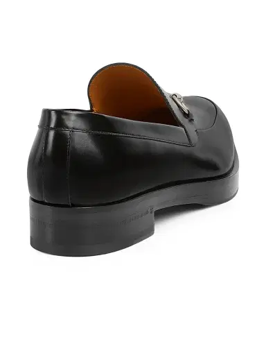Gucci Men's Horsebit Loafers - Black - Size 9 | Thumbnail 3