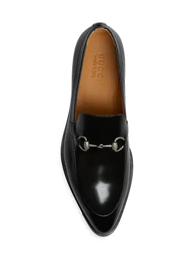 Gucci Men's Horsebit Loafers - Black - Size 9 | Thumbnail 5