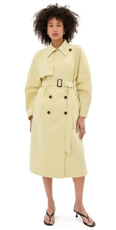 LE BOP Toby Trench Coat Honeydew | Thumbnail 1 LE BOP Toby Trench Coat Honeydew | Thumbnail 1