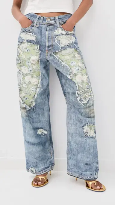 Acne Studios 1981 Rose Print Jeans | Thumbnail 2 Acne Studios 1981 Rose Print Jeans | Thumbnail 2