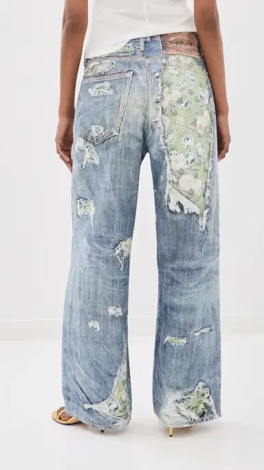 Acne Studios 1981 Rose Print Jeans | Thumbnail 3 Acne Studios 1981 Rose Print Jeans | Thumbnail 3