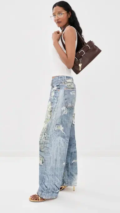 Acne Studios 1981 Rose Print Jeans | Thumbnail 4 Acne Studios 1981 Rose Print Jeans | Thumbnail 4