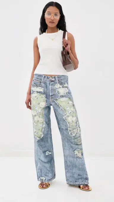 Acne Studios 1981 Rose Print Jeans | Thumbnail 5 Acne Studios 1981 Rose Print Jeans | Thumbnail 5