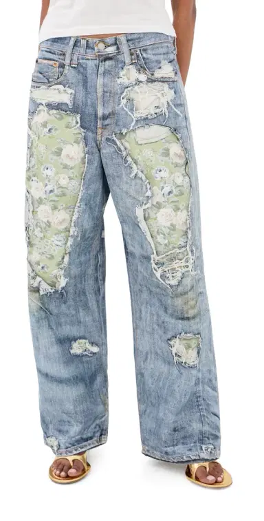 Acne Studios 1981 Rose Print Jeans | Thumbnail 1 Acne Studios 1981 Rose Print Jeans | Thumbnail 1